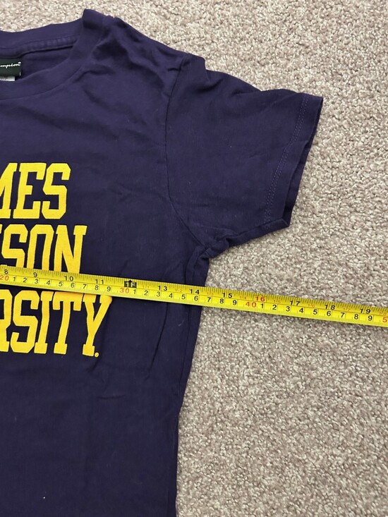 Champion Women's Small T-shirt James Madison University Short Sleeve - Picture 8 of 8